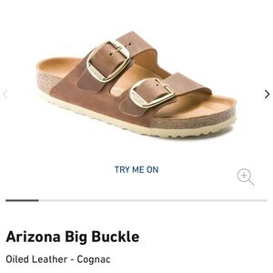 Birkenstock Tan Leather Buckle Sandals